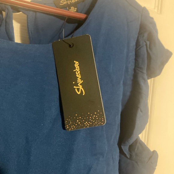 NWT knee length indigo dress - Picture 2 of 5